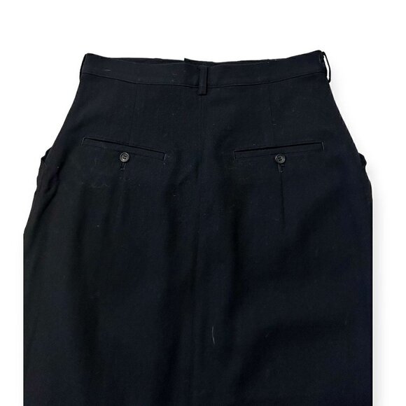 Vintage Y’s Yohji Yamamoto Black wool midi skirt, One size - Picture 8 of 12